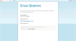 Desktop Screenshot of erionbrahimi.blogspot.com