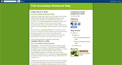 Desktop Screenshot of free-accounting-homework-help.blogspot.com