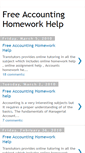 Mobile Screenshot of free-accounting-homework-help.blogspot.com