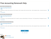 Tablet Screenshot of free-accounting-homework-help.blogspot.com