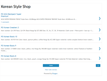 Tablet Screenshot of koreanstyle-shop.blogspot.com