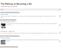 Tablet Screenshot of becomingavet-diana.blogspot.com