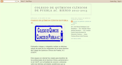 Desktop Screenshot of colegioquimicospuebla.blogspot.com