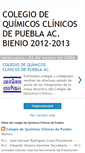 Mobile Screenshot of colegioquimicospuebla.blogspot.com