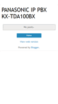 Mobile Screenshot of kx-tda100bx.blogspot.com