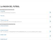 Tablet Screenshot of elfutbolcomopasion.blogspot.com