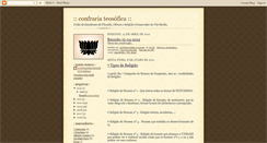 Desktop Screenshot of confrariateosofica.blogspot.com