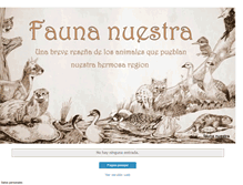 Tablet Screenshot of faunanuestra.blogspot.com