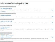 Tablet Screenshot of itdistilled.blogspot.com