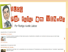 Tablet Screenshot of porfalaremvendas.blogspot.com