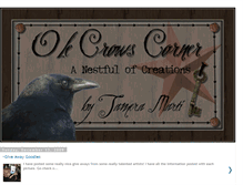 Tablet Screenshot of olecrowscorner.blogspot.com