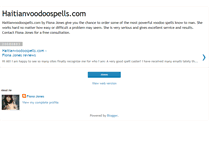 Tablet Screenshot of haitianvoodoospells.blogspot.com