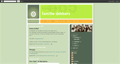 Desktop Screenshot of familiedekkers.blogspot.com