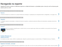 Tablet Screenshot of navegandonoesporte.blogspot.com