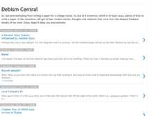 Tablet Screenshot of debismcentral.blogspot.com