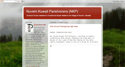 Desktop Screenshot of nuvemparishionersofkuwait.blogspot.com