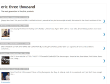 Tablet Screenshot of ericthreethousand.blogspot.com
