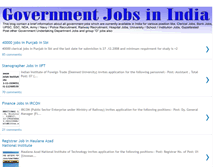 Tablet Screenshot of employment-samachaar.blogspot.com