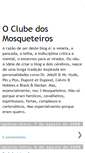 Mobile Screenshot of oclubedosmosqueteiros.blogspot.com