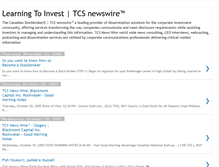 Tablet Screenshot of learning-to-invest.blogspot.com