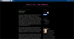 Desktop Screenshot of fayelovesyou.blogspot.com