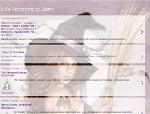 Tablet Screenshot of lifeaccordingtojenn.blogspot.com