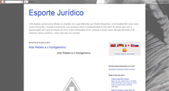 Desktop Screenshot of esportejuridico.blogspot.com