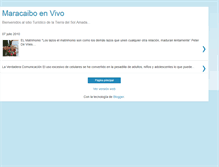 Tablet Screenshot of maracaiboenvivo.blogspot.com