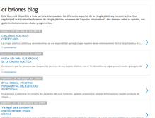 Tablet Screenshot of drbrionesblog.blogspot.com