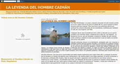 Desktop Screenshot of leyendahombrecaiman.blogspot.com