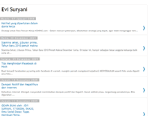 Tablet Screenshot of eviesuryani.blogspot.com