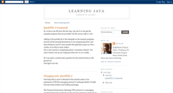 Desktop Screenshot of learning-java.blogspot.com