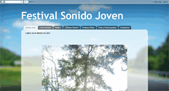 Desktop Screenshot of festivalsonidojoven.blogspot.com