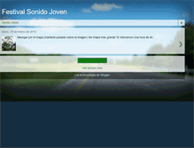 Tablet Screenshot of festivalsonidojoven.blogspot.com