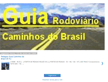 Tablet Screenshot of guiacaminhosdobrasil-pedagios.blogspot.com