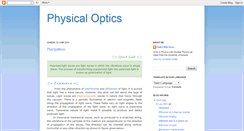 Desktop Screenshot of physical-optics.blogspot.com
