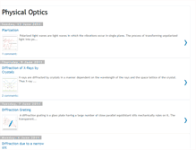 Tablet Screenshot of physical-optics.blogspot.com