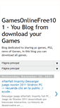 Mobile Screenshot of gamesonlinefree101.blogspot.com
