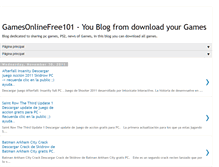 Tablet Screenshot of gamesonlinefree101.blogspot.com