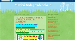 Desktop Screenshot of maricaindependence.blogspot.com