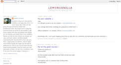 Desktop Screenshot of lemonvanilla.blogspot.com