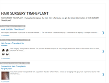 Tablet Screenshot of hair-surgery-transplant.blogspot.com