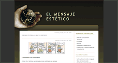 Desktop Screenshot of mensajeestetico.blogspot.com