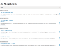 Tablet Screenshot of 1001healtharticles.blogspot.com