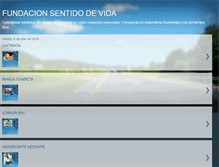 Tablet Screenshot of fundacionsentidodevida.blogspot.com