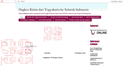 Desktop Screenshot of ongkoskirim-dariyogyakarta.blogspot.com