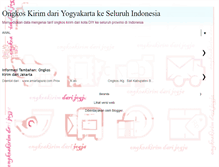 Tablet Screenshot of ongkoskirim-dariyogyakarta.blogspot.com