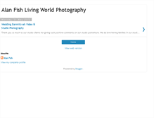 Tablet Screenshot of alanfishlivingworldphotography.blogspot.com