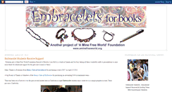 Desktop Screenshot of embraceletsforbooks.blogspot.com