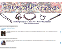 Tablet Screenshot of embraceletsforbooks.blogspot.com